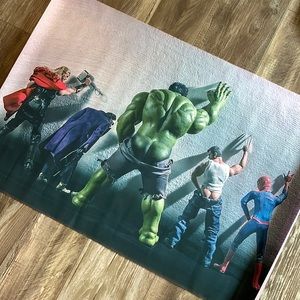 Silkscreen MARVEL Superhero Picture 23 1/2 x 35 1/4”